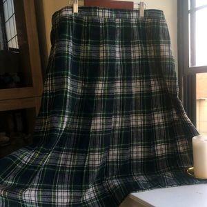 Plaid Skirt
